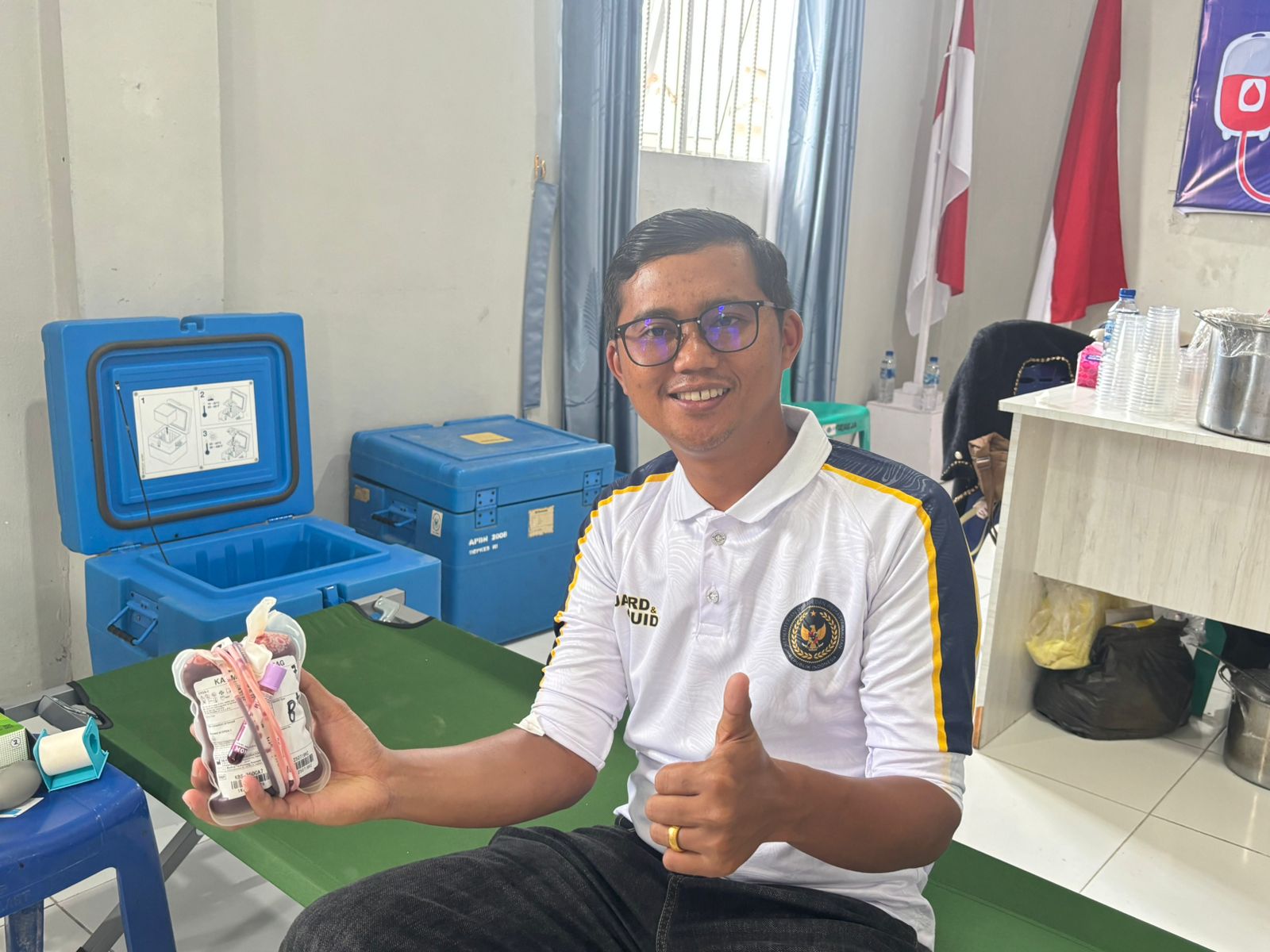 Semarakkan HBP Ke-62 Tahun, Rutan Humbahas Ikuti Kegiatan Donor Darah