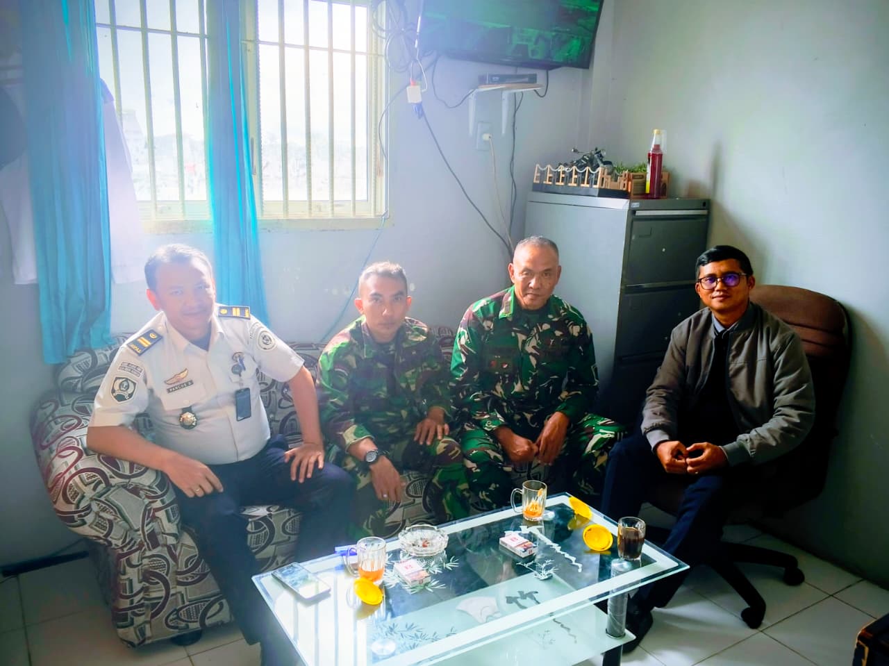 Perkuat Sinergitas dan Kolaborasi, Rutan Humbahas Terima Kunjungan Silaturahmi Pabung Kodim 0210/TU Wilayah Humbang Hasundutan
